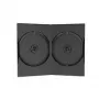 Caja para DVD MediaRange - capacidad: 2 CD/DVD - negra (pack de 50)