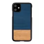 Funda para smartphone man and wood para iPhone 11 — funda protectora en denim negro