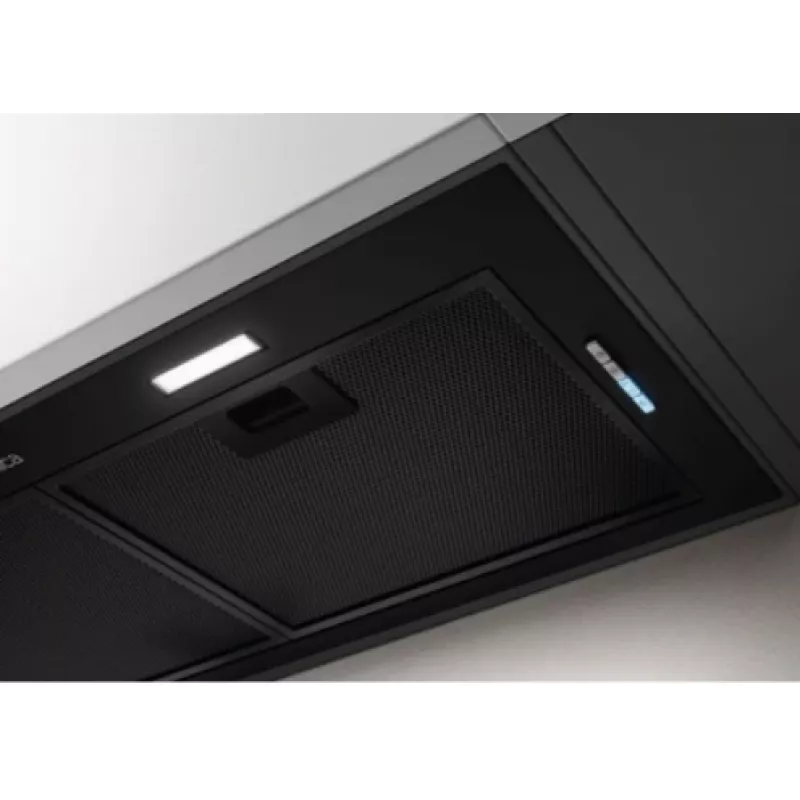Campana extractora integrable Elica FOLD-BLK-60, filtro de acero inoxidable/carbón activo, 514×251×283 mm, 580 m³/h