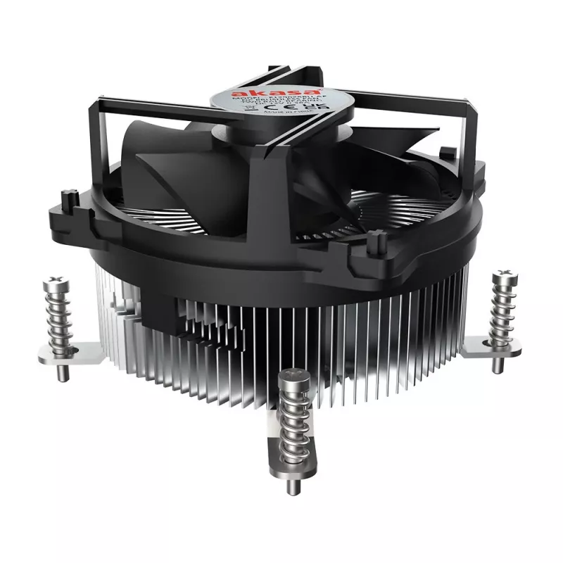 Disipador híbrido para procesador Akasa Intel LGA1700 9 cm aluminio, Negro 1 ud.