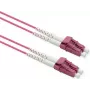 ROLINE cable de fibra óptica 50/125µm OM4 - LC/LC - reforzado con acero - LSOH - violeta - 20 m
