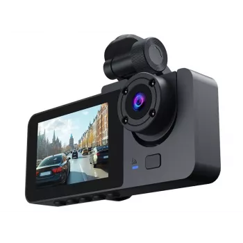Dashcam para coche Tracer Halo 360 Dual TRAKAM47568, Full HD, pantalla de 3