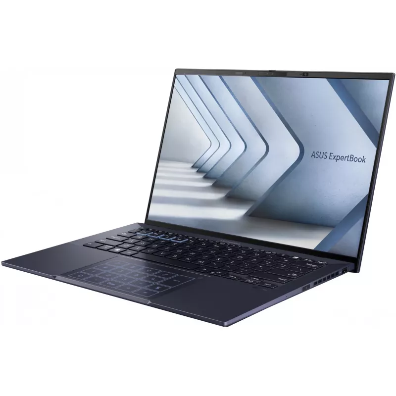 ASUS ExpertBook B9 OLED B9403CVAR-PP1735X portátil, Intel Core 7 150U, 35,6 cm (14 pulgadas) WQXGA+ 2880 x 1800, 16 GB LPDDR5x, SSD de 512 GB, Intel Graphics, Windows 11 Pro, teclado alemán, negro