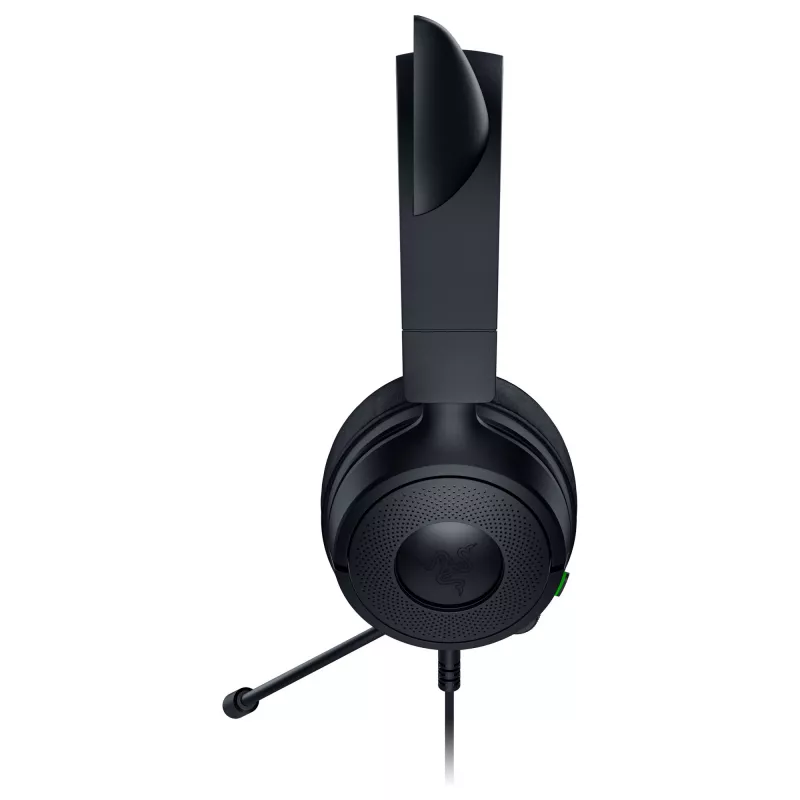 Auriculares gaming con cable Razer Kraken Kitty V3 X — on-ear, micrófono integrado