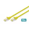 Cable de red Digitus DK-1644-A-020-Y-10 amarillo