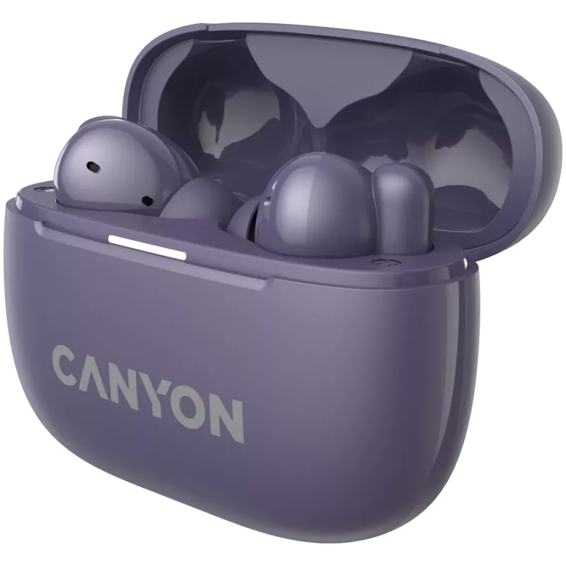 Auriculares con micrófono Canyon CNS-TWS10PL True Wireless Stereo (TWS) in-ear para llamadas/música/deporte/día a día USB Type-C Bluetooth violeta (CNS-TWS10PL)
