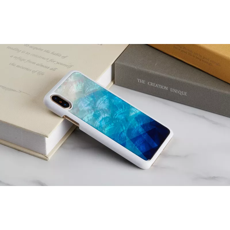 Funda para smartphone iKins para iPhone XS/S blue lake white