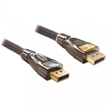 Cable DisplayPort DeLOCK 82770 1 m negro marrón