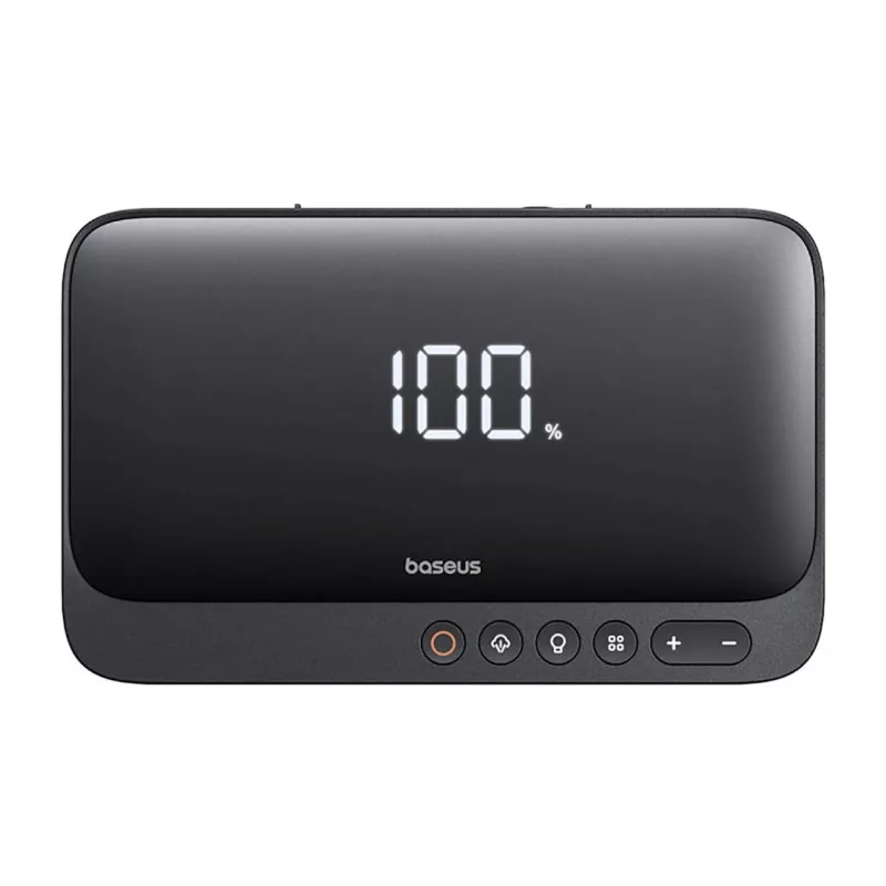 Baseus Super Energy arrancador de coches, 600 A, 6000 mAh, con compresor, negro