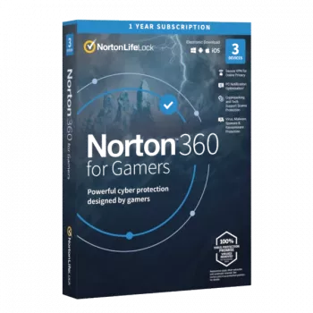 Norton 360 For Gamers | 3 dispositivos | 1 año | 50 GB de almacenamiento en la nube | EU | NON SUB |