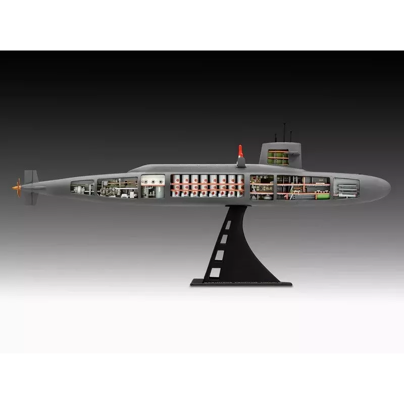 Maqueta de barco de plástico REVELL S.S.B. Abraham Lincoln escala 1/253 kit