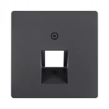 Toma de corriente, Berker 14076086, antracita, IP20, pack de 10