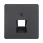 Berker 14076086 Pieza central para toma UAE Q.1/Q.3, antracita, pack de 10