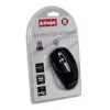 Ratón inalámbrico ActiveJet AMY-313, receptor RF-Nano, óptico 1200 DPI, ambidiestro, 3 botones, pila AA