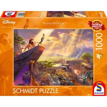 Thomas Kinkade Studios: Disney Dreams Collection - Der König der Löwen, puzle 1000 piezas