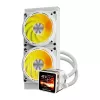 Refrigeración líquida de CPU Darkflash DE240 (blanca) – radiador de 240 mm, circuito AIO cerrado