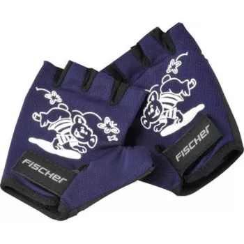 Guantes de ciclismo fischer fahrrad 86308 – negros, puño corto, talla S