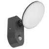 Lámpara de pared LED MACLEAN MCE367 con sensor PIR, lámpara de pared exterior con detector de movimiento
