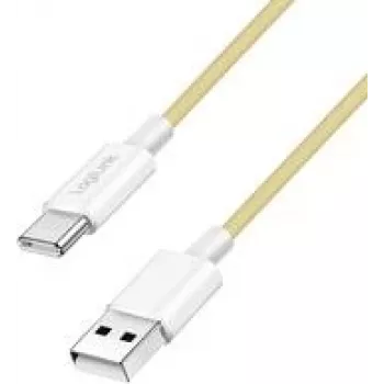 Cable USB 2.0 Type-C LogiLink C/M a A/M 60W amarillo 1,5 m