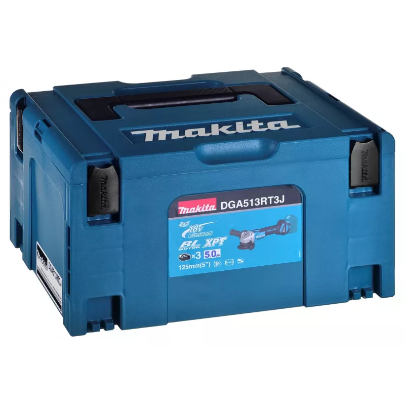 Amoladora angular 18V 3x5.0Ah Batería DGA513RT3J MAKITA