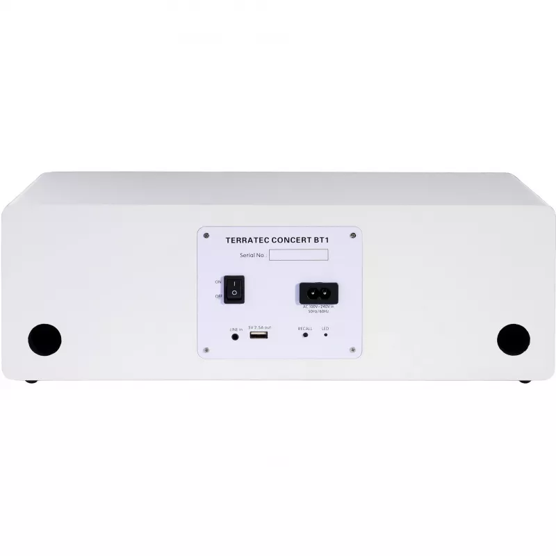 Terratec Concert BT 1 - 2.0 - Integrado - 2 vías - Inalámbrico - Bluetooth - Bluetooth (130660)
