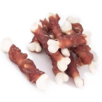 PETITTO dados de calcio y carne de pato snack para perros, 500 g