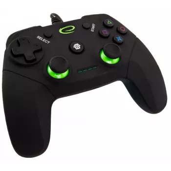 Gamepad ESPERANZA EGG110K USB con cable, con vibración, 12 botones, cable de 1,5 m — para PC y PS3