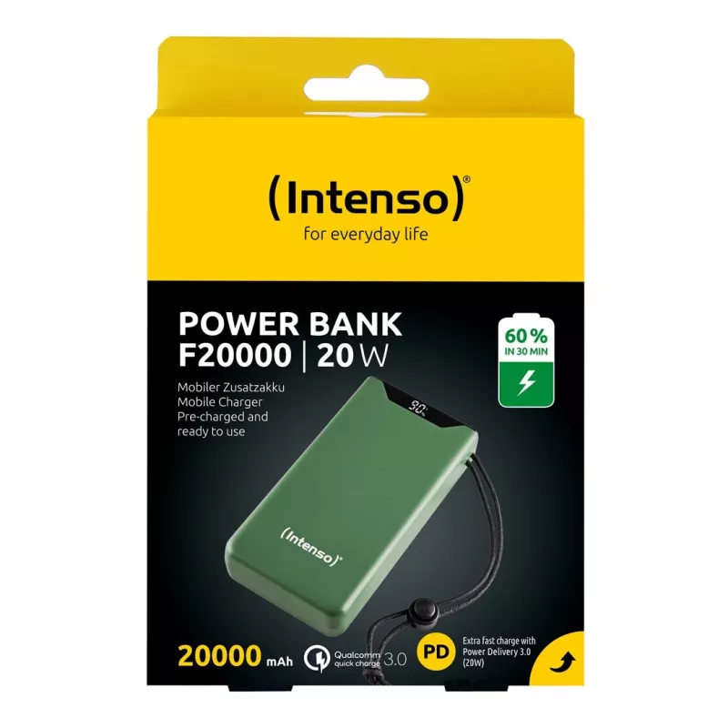 Batería externa Intenso 7332057 polímero de litio (LiPo) 20000 mAh verde