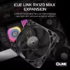 Corsair iCUE LINK RX120 MAX Ventilador para carcasa 120mm - Negro