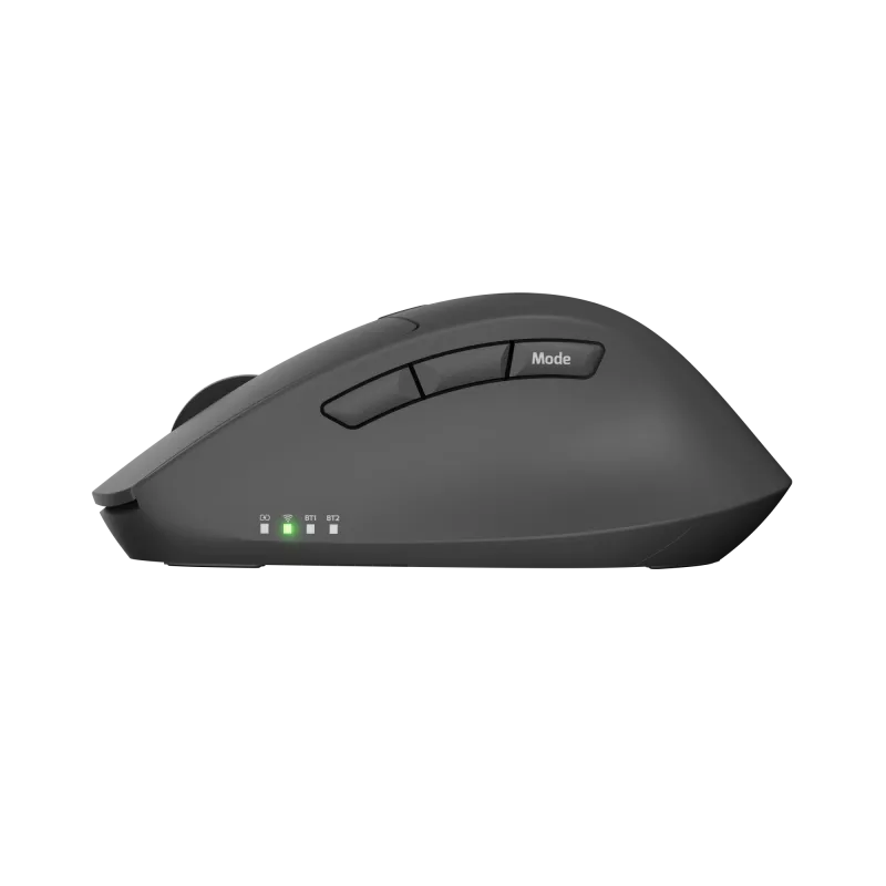 Ratón inalámbrico NATEC KITE NMY-2347, hasta 4000 DPI, clics silenciosos, rueda de desplazamiento inclinable, negro