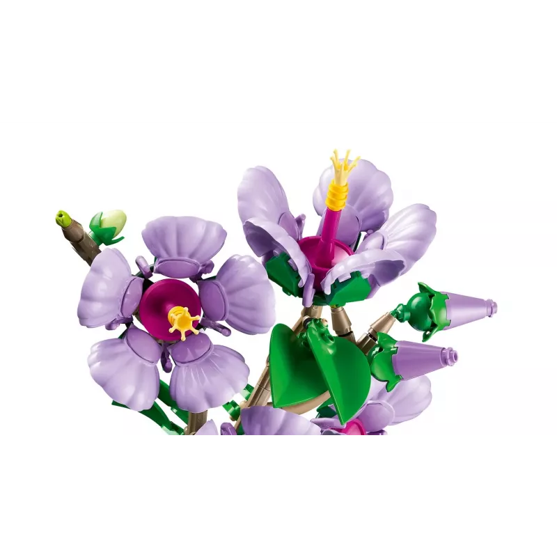 Set de construcción LEGO Botanical Flor de hibisco 10372 – 660 piezas, modelo de exposición, 250×360×130 mm