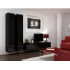 Armario cerrado Cama VIGO '180' 180/40/30 negro/negro brillo