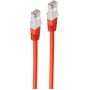 Cable de red ShiverPeaks BS75711-H0.5R rojo 0,5 m Cat6 S/FTP