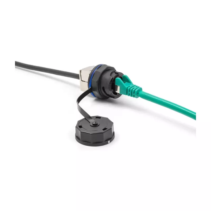 DeLOCK 67050 Tapa protectora para conectores hembra RJ45, IP68, negra