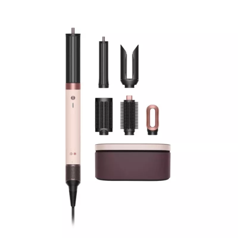 Airwrap Co-anda2x Straight + Wavy, multistyler crema/oro rosa, Bluetooth, 1.700 vatios (embalaje dañado)