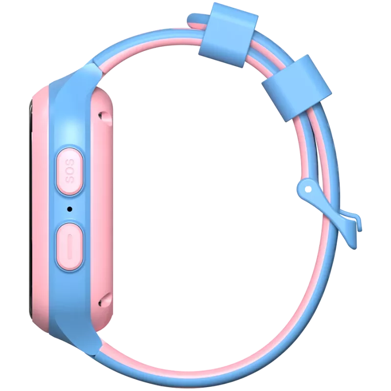 Reloj infantil Canyon ZEFIR KW-49 E-SIM 4G GPS WiFi vídeo música juegos aprender inglés, rosa y azul