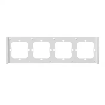 Marco de pared para interruptores Sonoff M5-4C-80-FW — cuádruple blanco