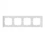 Marco de pared para interruptores Sonoff M5-4C-80-FW — cuádruple blanco