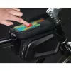 Bolsa de bicicleta Extralink, bolsa de cuadro impermeable con funda para móvil