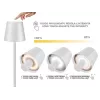Beper P201UTP112 lámpara de mesa recargable, control táctil, 2 W, 2000 mAh, blanca