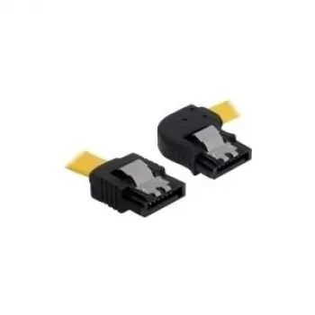 Cable SATA conector macho/macho DeLOCK 0,3 m amarillo