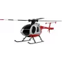 Amewi Helicóptero RC MD500 Batería Li-Po 350mAh Plata/Rojo (25354)