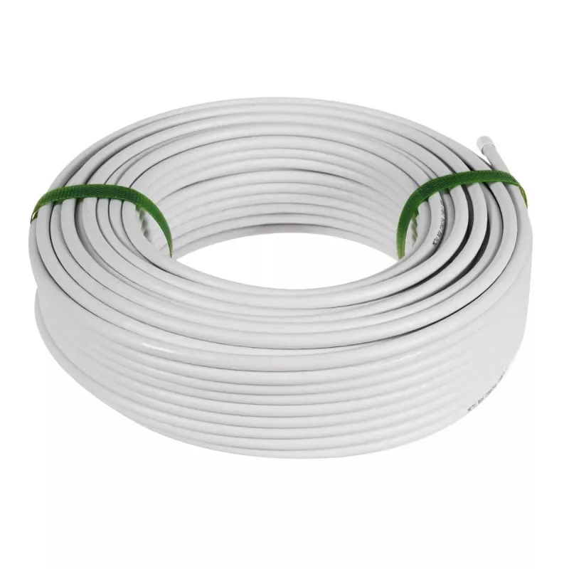Cable coaxial Maclean MCTV-471 RG-6/U 50 m blanco