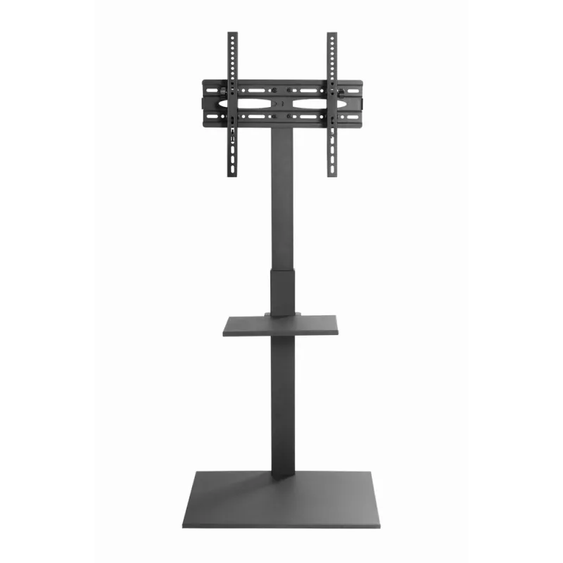 Soporte de suelo para TV GEMBIRD TVS-55T-02 para televisores de 32–55 pulgadas, acero, altura 600 mm, VESA 100x100–400x400, carga máxima 35 kg