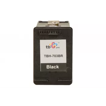 Cartucho de tinta HP DJ D730/F735 negro remanufacturado TBH-703BR (HP n.º 703 CD887AE)