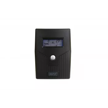 Sistema de alimentación ininterrumpida DIGITUS DN-170064-LCD-B 800VA 480W Line-Interactive con LCD