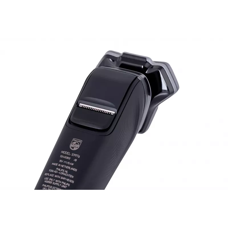 Afeitadora Philips SHAVER Series 9000 S9976/55 para hombre rotativa con recortadora negra