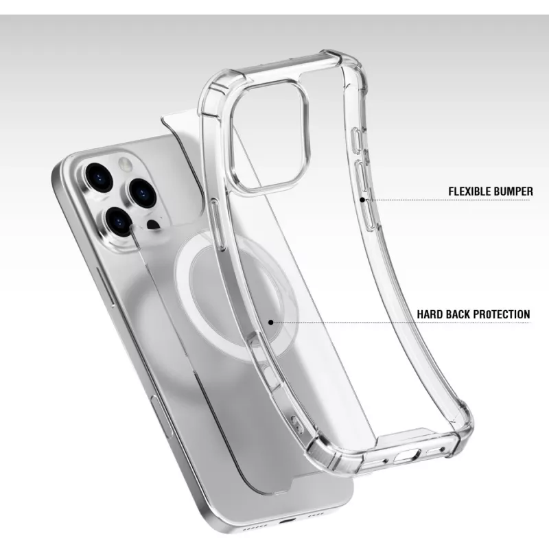 Funda híbrida 4smarts Ibiza para Apple iPhone 16 Pro Max compatible con MagSafe
