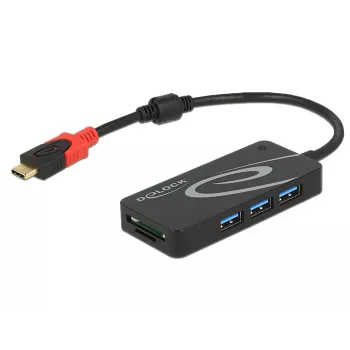 Hub USB DeLOCK USB 3.0 Type-C 3 puertos