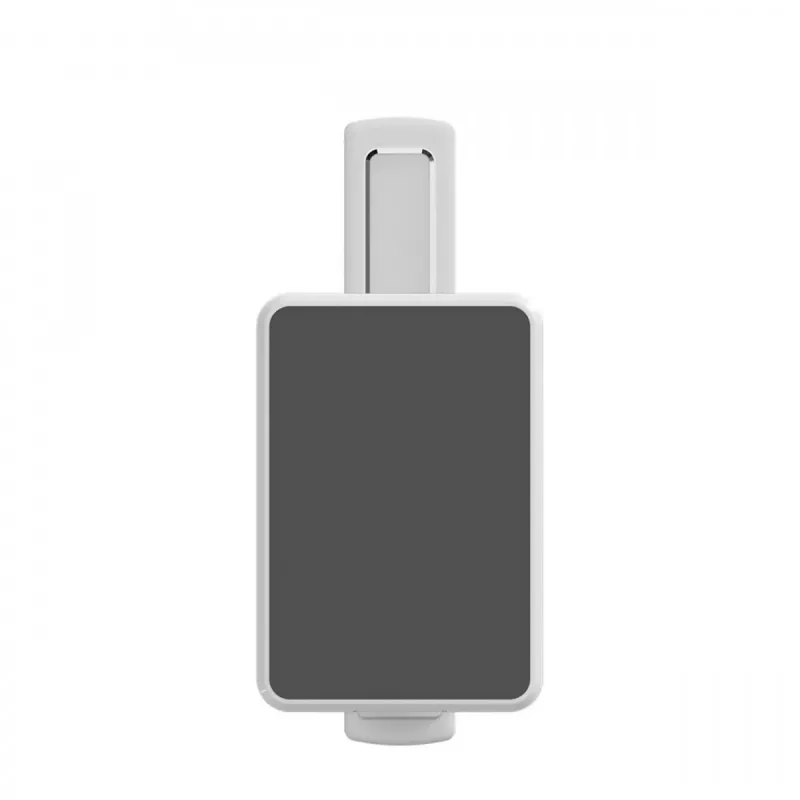 Media-Tech MT222 Leditou lámpara de escritorio LED con cargador inalámbrico Qi de 15 W, reloj, alarma, termómetro, blanca
